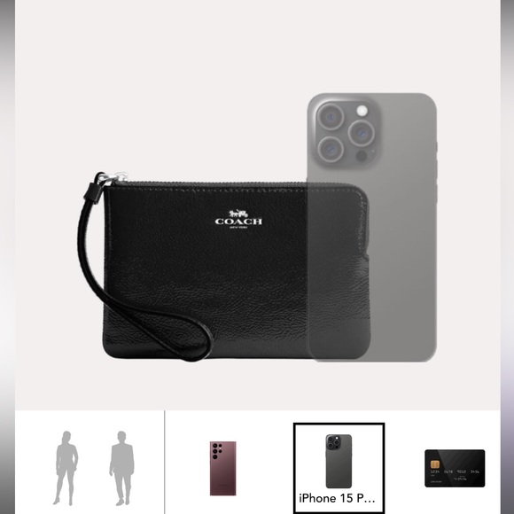 Corner Zip Wristlet - Picture 4 of 7